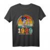 Lustiges 35 Jahre alt, seit 1989 legendär Retro Vintage Frauen T-Shirt – Perfekt für Geburtstag & Familienfeier
