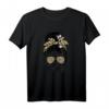 Momlife Damen T-Shirt mit Haarknoten und Leopardenmuster – Perfektes Geschenk für Mütter zum Muttertag, Geburtstag oder Elterntag
