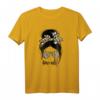 Momlife Damen T-Shirt mit Haarknoten und Leopardenmuster – Perfektes Geschenk für Mütter zum Muttertag, Geburtstag oder Elterntag