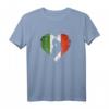 Italienische Flagge Herz mit Handgeste 'Capisci?' T-Shirt – Lustiges Geschenk für Italien-Liebhaber, Pizza- & Pasta-Fans, perfekt für Geburtstag & Weihnachten