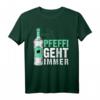 Pfeffi Shirt | Pfeffi geht immer | Lustiges Schnaps Saufen T-Shirt für Partys, Geburtstage & Junggesellenabschiede