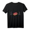 Mettbrötchen Herzschlag T-Shirt für Fleischliebhaber - Lustiges Geschenk für Mett-Fans & Hackfleisch-Liebhaber