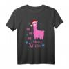 Pink Alpaka als Weihnachtsmann - Lustiges Weihnachts T-Shirt für Spaß, Freude und festliche Stimmung