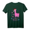 Pink Alpaka als Weihnachtsmann - Lustiges Weihnachts T-Shirt für Spaß, Freude und festliche Stimmung