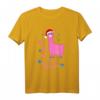 Pink Alpaka als Weihnachtsmann - Lustiges Weihnachts T-Shirt für Spaß, Freude und festliche Stimmung