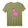Pink Alpaka als Weihnachtsmann - Lustiges Weihnachts T-Shirt für Spaß, Freude und festliche Stimmung