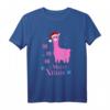 Pink Alpaka als Weihnachtsmann - Lustiges Weihnachts T-Shirt für Spaß, Freude und festliche Stimmung