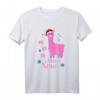 Pink Alpaka als Weihnachtsmann - Lustiges Weihnachts T-Shirt für Spaß, Freude und festliche Stimmung