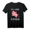 Ich Liebe Pupsen Schweinchen T-Shirt - Lustiges Geschenk für Freunde mit humorvollem Schweinchen-Motiv