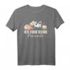 Vegan Vegetarier Tierliebhaber T-Shirt - Für Tierschützer, Tierfreunde & Tierrechte-Advokaten