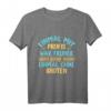EINMAL MIT PROFIS war früher - Witziges Spruch T-Shirt für Arbeit, Schule & Freizeit, Geschenkidee für Freunde & Familie