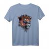 Löwe Tierliebhaber Motiv Tier Zoo Druck T-Shirt – Perfekt für Tierfreunde, Freunde und Familie