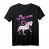 Kinder Pferd Geburtstag T-Shirt für 6 Jahre Mädchen – Perfektes Geburtstagsgeschenk zum Reiten & Pferdeliebe