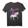 Kinder Pferd Geburtstag T-Shirt für 6 Jahre Mädchen – Perfektes Geburtstagsgeschenk zum Reiten & Pferdeliebe