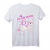 Kinder Pferd Geburtstag T-Shirt für 6 Jahre Mädchen – Perfektes Geburtstagsgeschenk zum Reiten & Pferdeliebe