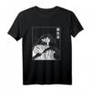 The Great Wave off Kanagawa - Vaporwave Japanisches Kunst T-Shirt mit großer Welle, klassisch geschnitten