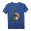 Wolf Heulen Berge Natur Tier Kunst T-Shirt für Tierliebhaber und Wolfs-Fans – Perfekt als Geschenk für Natur- und Tierfreunde