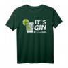 It's Gin O'Clock Limette Cocktail Gin und Juice T-Shirt – Lustiges Partyshirt für Gin-Liebhaber, Barkeeper & Junggesellenabschied