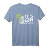 It's Gin O'Clock Limette Cocktail Gin und Juice T-Shirt – Lustiges Partyshirt für Gin-Liebhaber, Barkeeper & Junggesellenabschied