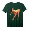 Vintage Pin Up Girl T-Shirt with Sexy Dress Lifting Design - Retro & WWII Inspired Gift for Pin Up Art Lovers