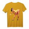 Vintage Pin Up Girl T-Shirt with Sexy Dress Lifting Design - Retro & WWII Inspired Gift for Pin Up Art Lovers