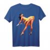 Vintage Pin Up Girl T-Shirt with Sexy Dress Lifting Design - Retro & WWII Inspired Gift for Pin Up Art Lovers