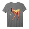 Vintage Pin Up Girl T-Shirt with Sexy Dress Lifting Design - Retro & WWII Inspired Gift for Pin Up Art Lovers