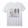 HapOwl Lehrer T-Shirt – You Are Enough, Smart Strong, Brave, Capable & Tought Motivationsshirt