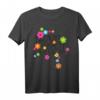 Retro Flower Power T-Shirt 60er/70er Love Peace Freedom – Buntes Hippie Design für Partys, Freizeit & als Geschenk