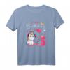 Geburtstag Shirt für Mädchen mit Einhorn und Musik - Perfektes 5. Geburtstag T-Shirt in Pink und Lila mit Luftballons und Kuchen