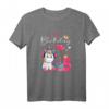 Geburtstag Shirt für Mädchen mit Einhorn und Musik - Perfektes 5. Geburtstag T-Shirt in Pink und Lila mit Luftballons und Kuchen