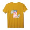 Süßes Schweinchen mit Haarband T-Shirt für Landwirtinnen, Bäuerinnen & Tierliebhaberinnen – Originelles Geschenk & Festival-Outfit für Frauen