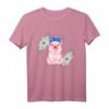Süßes Schweinchen mit Haarband T-Shirt für Landwirtinnen, Bäuerinnen & Tierliebhaberinnen – Originelles Geschenk & Festival-Outfit für Frauen