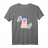 Süßes Schweinchen mit Haarband T-Shirt für Landwirtinnen, Bäuerinnen & Tierliebhaberinnen – Originelles Geschenk & Festival-Outfit für Frauen