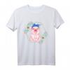 Süßes Schweinchen mit Haarband T-Shirt für Landwirtinnen, Bäuerinnen & Tierliebhaberinnen – Originelles Geschenk & Festival-Outfit für Frauen