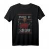 Star Trek Next Gen Make It Snow Ugly Christmas Sweater T-Shirt - Lustiges Weihnachtssweater für Trekkies