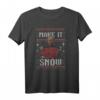 Star Trek Next Gen Make It Snow Ugly Christmas Sweater T-Shirt - Lustiges Weihnachtssweater für Trekkies