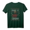 Star Trek Next Gen Make It Snow Ugly Christmas Sweater T-Shirt - Lustiges Weihnachtssweater für Trekkies