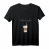 HapOwl Coffee T-Shirt mit V-Ausschnitt – Humorvolles Geschenk für Kaffeeliebhaber und Serienfans