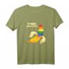 Regenbogen Pride LGBT Coming Out T-Shirt - Support und Stolz mit Regenbogen Flagge, klassisch geschnitten