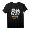 Aus dem WEG ich muss an die THEKE - Lustiges Slogan T-Shirt für Barkeeper & Party-Gänger, Perfekt für Feiern & Freunde