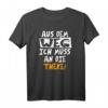 Aus dem WEG ich muss an die THEKE - Lustiges Slogan T-Shirt für Barkeeper & Party-Gänger, Perfekt für Feiern & Freunde