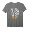 Aus dem WEG ich muss an die THEKE - Lustiges Slogan T-Shirt für Barkeeper & Party-Gänger, Perfekt für Feiern & Freunde