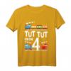 Kinder T-Shirt zum 4. Geburtstag mit Lokomotive und Spruch 'Ich Bin 4' – Perfektes Geschenk für Eisenbahn-Fans und Geburtstagsparty