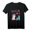 Geburtstag Shirt Einhorn Musik Mädchen 4 Jahre - Süßes Geburtstags-T-Shirt mit Luftballons & Musiknoten für Mädchen, Teenager & junge Frauen