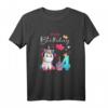 Geburtstag Shirt Einhorn Musik Mädchen 4 Jahre - Süßes Geburtstags-T-Shirt mit Luftballons & Musiknoten für Mädchen, Teenager & junge Frauen