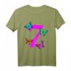 Kinder Mädchen T-Shirt zum 7. Geburtstag mit Schmetterling - Perfekt für kleine Prinzessinnen & Kindergeburtstag