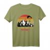 Thank God It's Flyday Retro Gleitschirm T-Shirt - Paraglider Design, ideales Geschenk für Gleitschirmflieger & Paraglider Enthusiasten im 60er/70er Stil