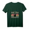 Damen Pew Pew Madafakas T-Shirt mit V-Ausschnitt – Lustiges Katzen-Design im Vintage Retro Look