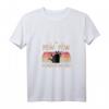 Damen Pew Pew Madafakas T-Shirt mit V-Ausschnitt – Lustiges Katzen-Design im Vintage Retro Look